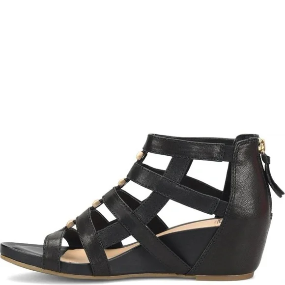 Sofft Black Gladiator Wedge Sandals Rio II. SH161 - Picture 8 of 11